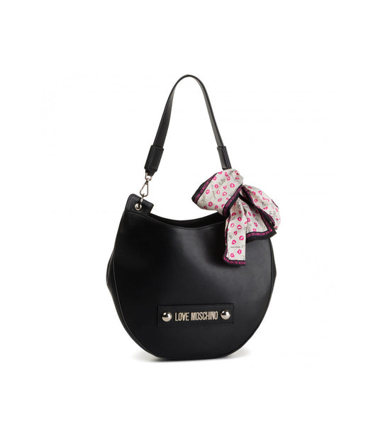 Borsa Natural Grain Pu - Nero