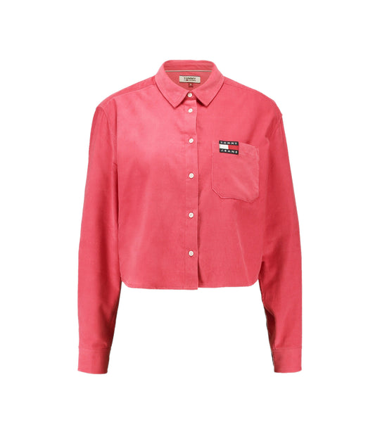 Tjw Washed Cord Shirt - Xav Claret Red