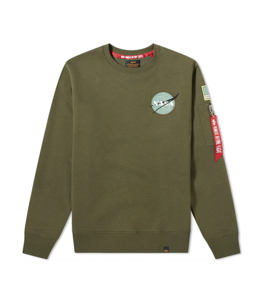 Space Shuttle Sweater - Dark Green