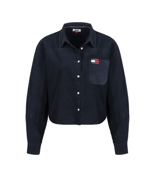Tjw Washed Cord Shirt - Cbk Black Iris