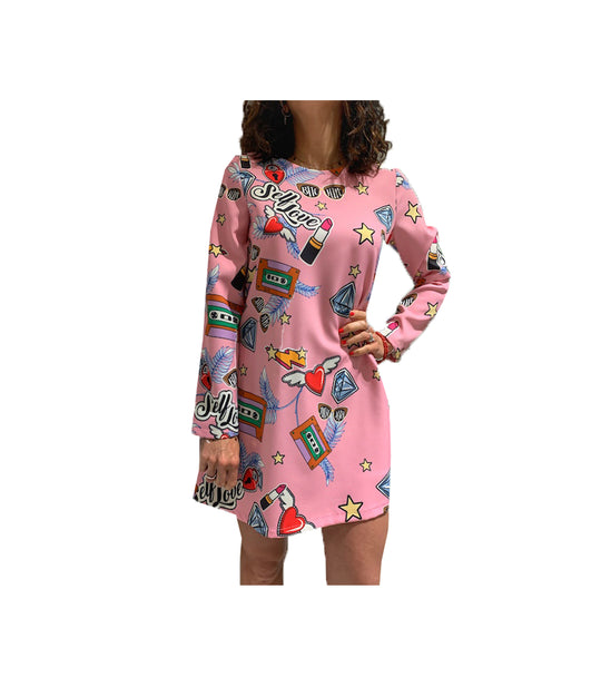 Abito - Fantasia Rosa