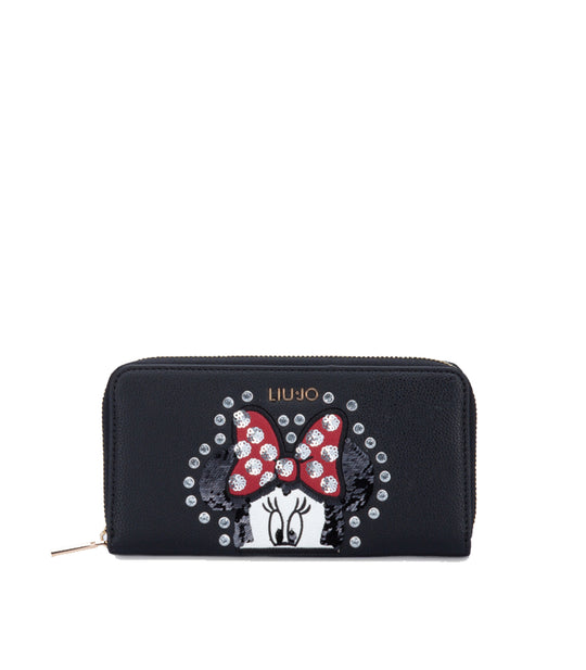 Wd Xl Zip Around Liu Jo Mouse Happ - Nero