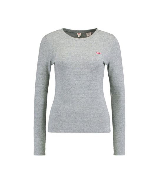 Ls Baby Tee - Smokestack Heather