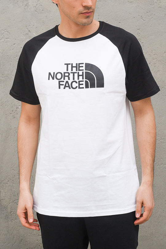 M S/S Raglan Easy Tee - Tnf White Tnf Black