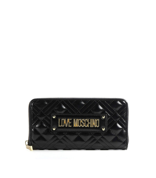 Portafogli Quilted Nappa Pu - Nero