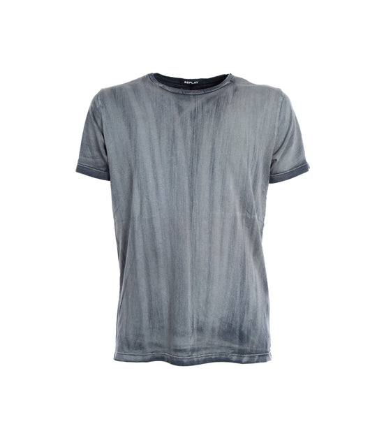 T-shirt Effetto Bicolor - Grigio