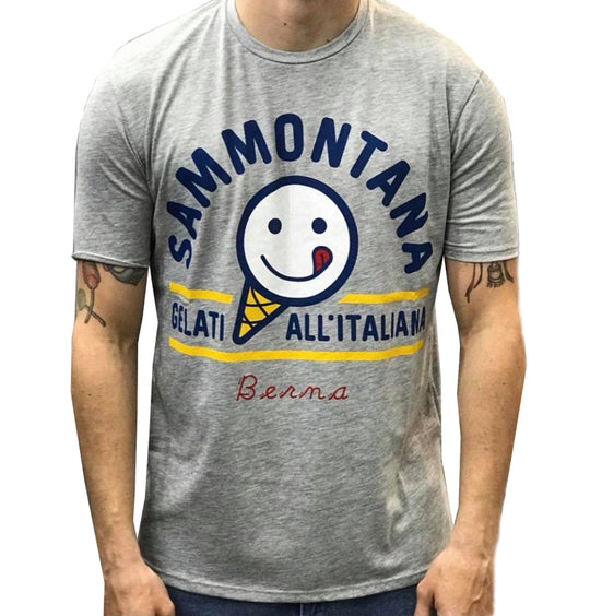 T-shirt M/M Stampa Sammontana - Grigio Melange