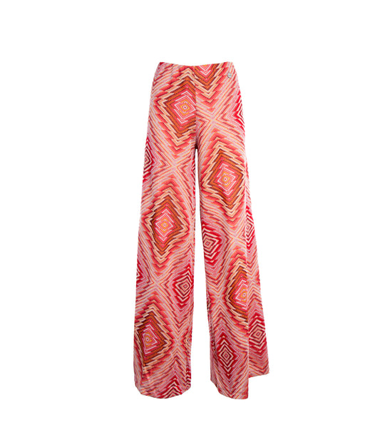 Pantalone Fantasia Geometrica - Colore Unico