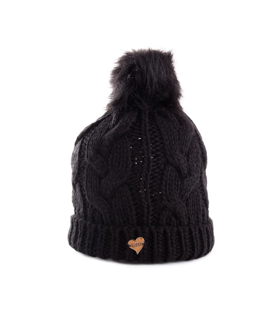 Cuffia Pom Pom - Black