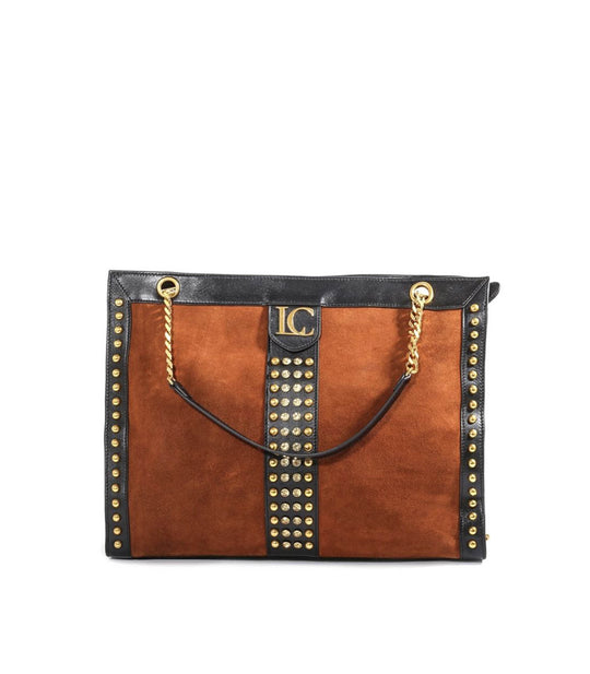 Kim Shopper Suede + Leather - Cuoio