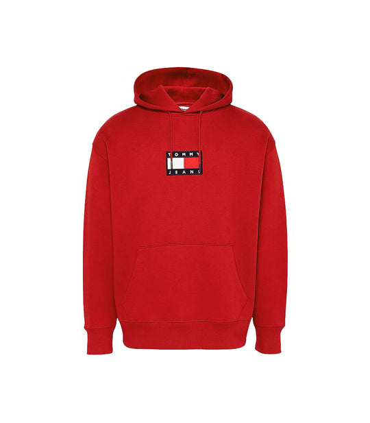 Tjm Small Flag Hoodie - Wine Red