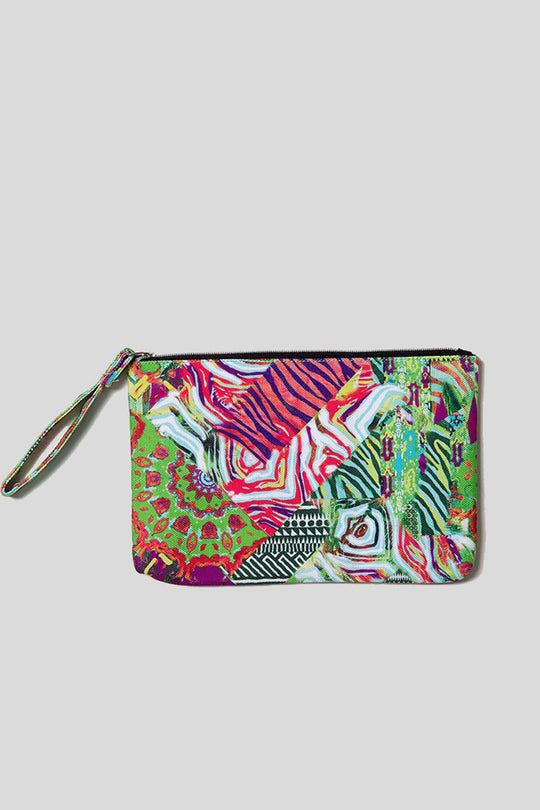 Printed Mini Pochette 100% Pl  25 x 17 cm