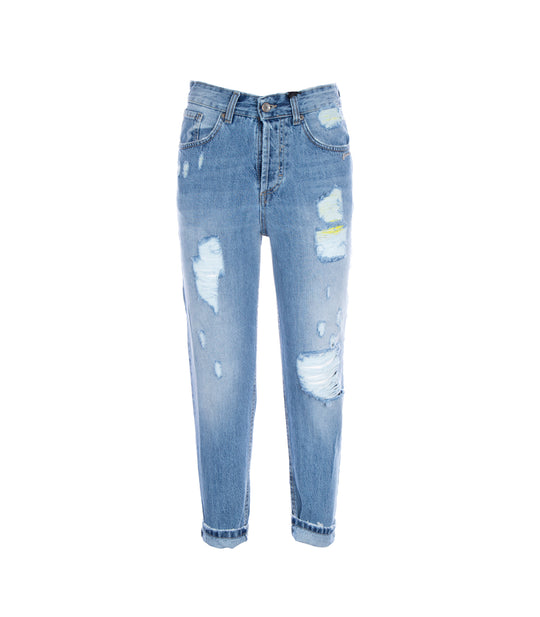 Jeans Momfit Rotture