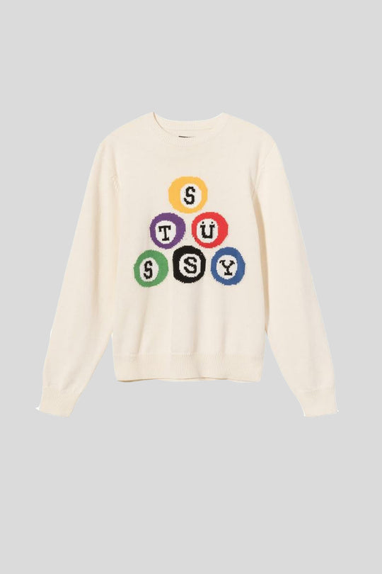 Stussy Billard Sweater - Natural