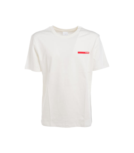 T-Shirt G/C M/M + Stampa - Panna