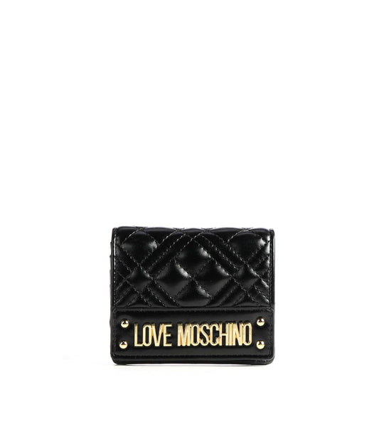 Portafogli Quilted Nappa Pu - Nero