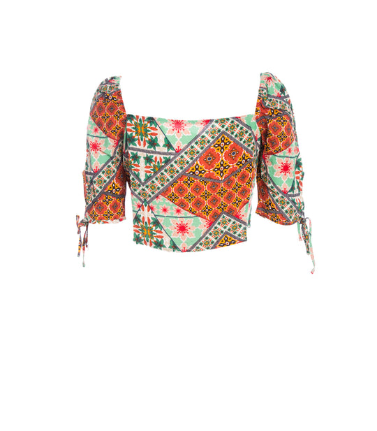 Ladies Top - African Tile