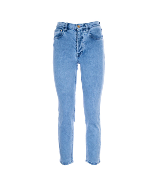 Woman Skinny Pants - Light Blue