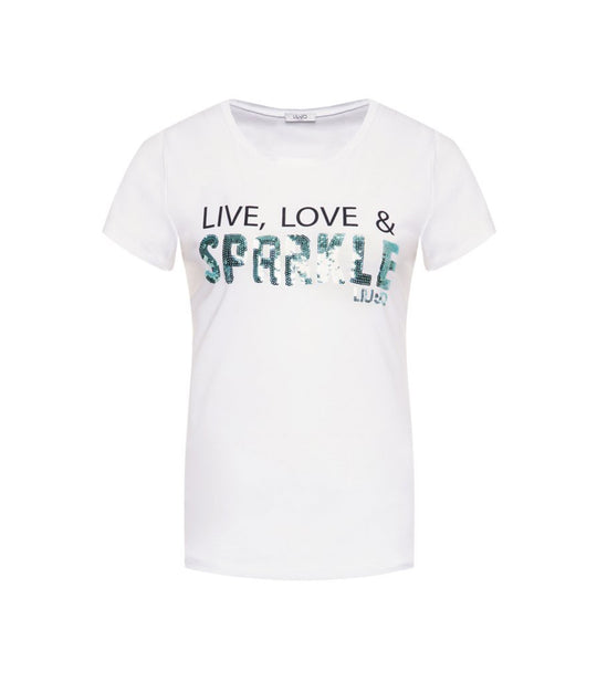 T-Shirt M/C - Bianco Ottico/Tropic