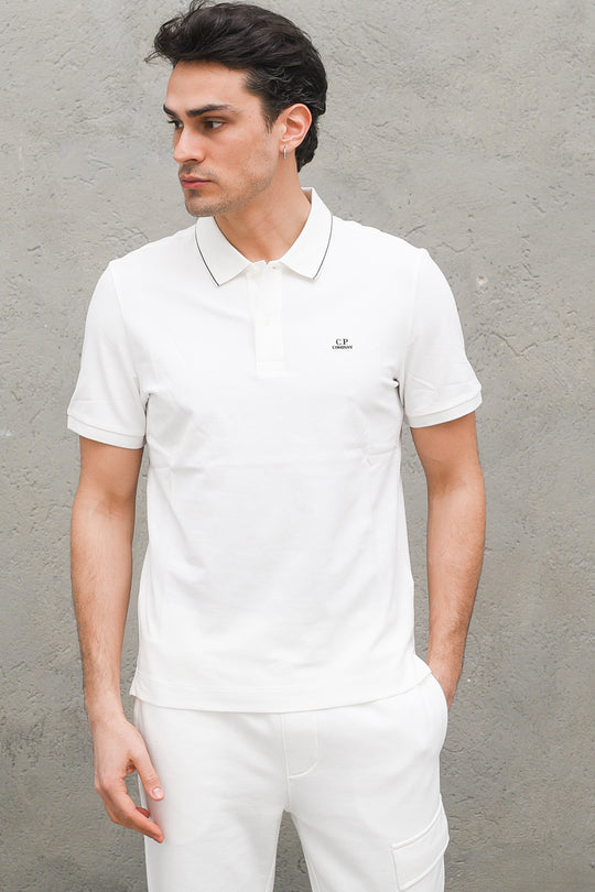 Polo short Sleeve - Gauze White