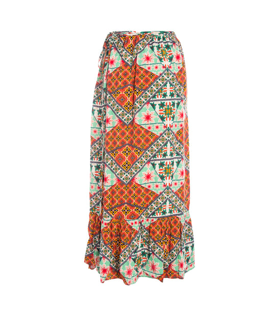 Ladies Skirt - African Tile