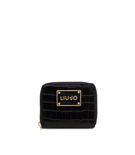 S Zip Around Liu Jo Natu - Nero