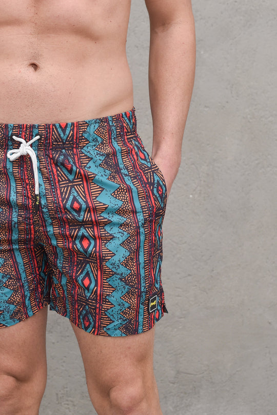Microfiber Printed Short