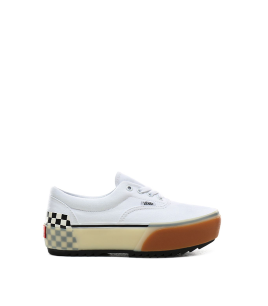 Ua Era Stacked - White/Checkerboard