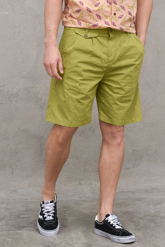 Bermuda Schizzi - Verde Acido