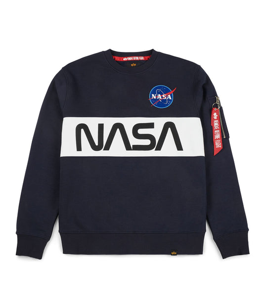 Nasa Inlay Sweater - Rep. Blue