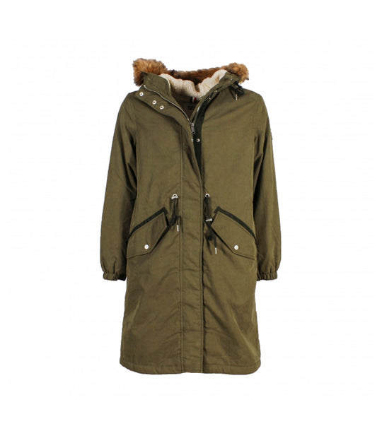 Tjw Cotton Hooded Parka - li1 Olive Night