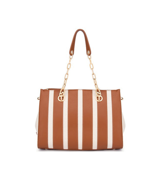 M Double Zip Satchel Liu Jo Crea - Deer