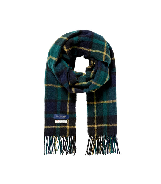 Sciarpa A Quadri Misto lana