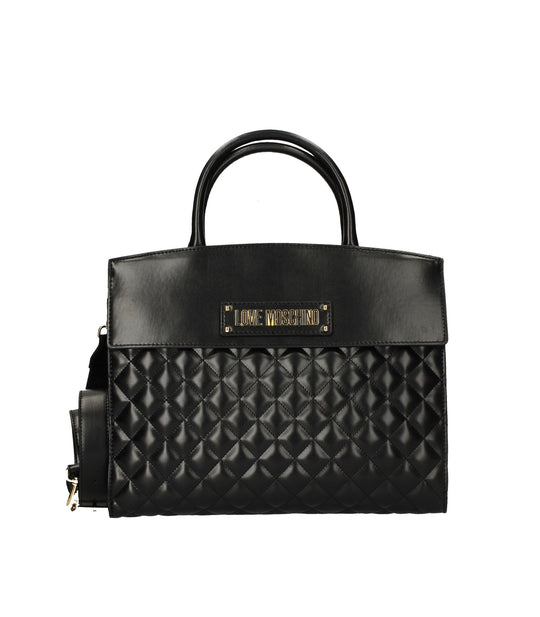 Borsa Quilted Nappa Pu - Nero