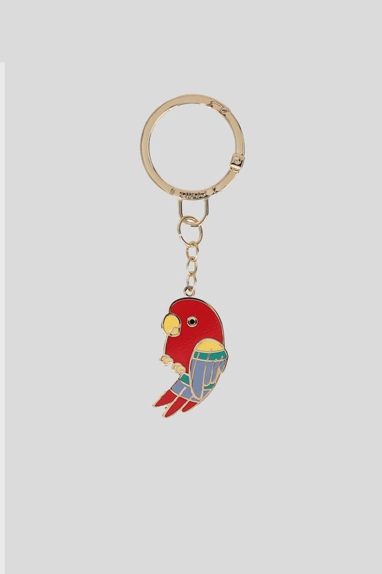 Key Ring Parrot - True Red