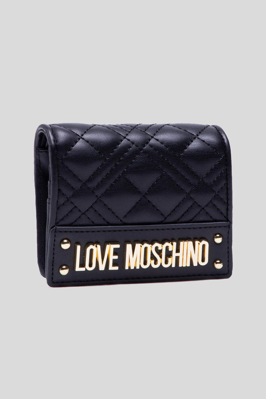 Portafoglio Quilted Nappa - Nero