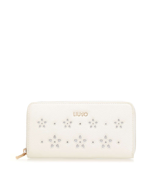 Xl Zip Around Liu Jo Bril - Bianco Lana