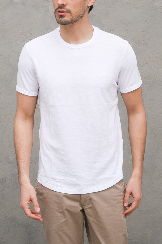 T-shirt Round Bottom - Bianco