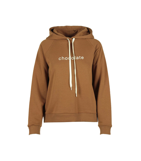 Felpa Cappuccio - Chocolate