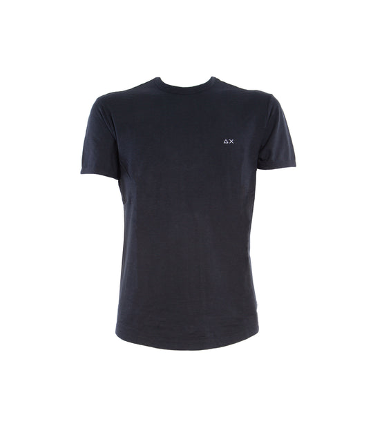 T-shirt Round Solid - Nero