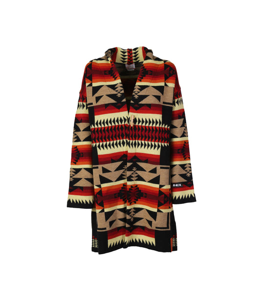 Cappotto Jacquard - Blu