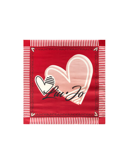 Foulard 120x120 - Feel Rouge