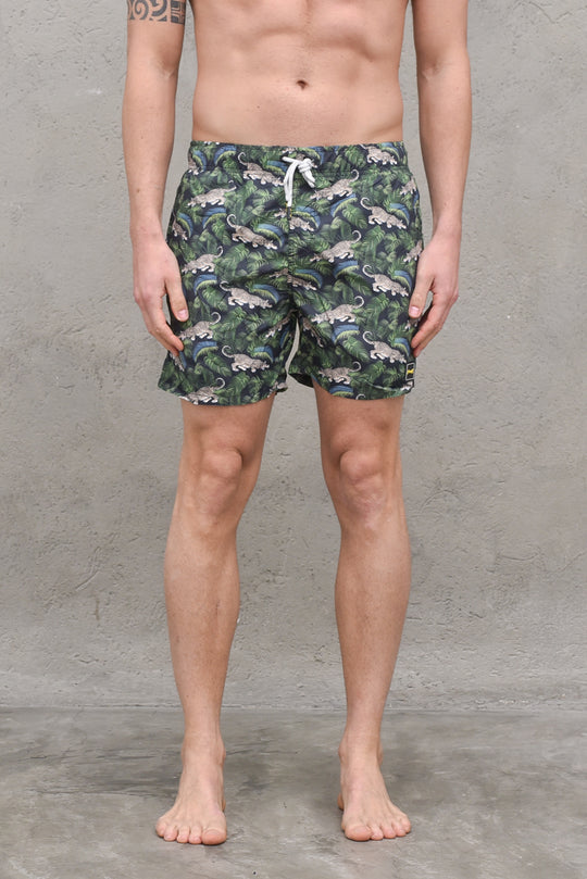 Microfiber Printed Short