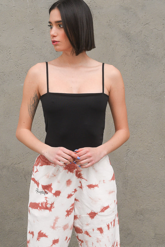 Body Scollo Quadrato Donna - Nero