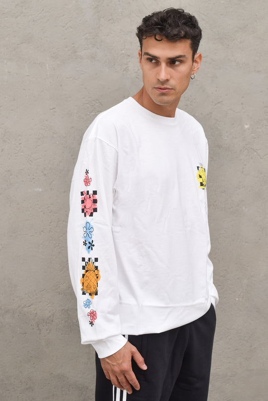 Mn Vans X Spongebob Airbrush Ls