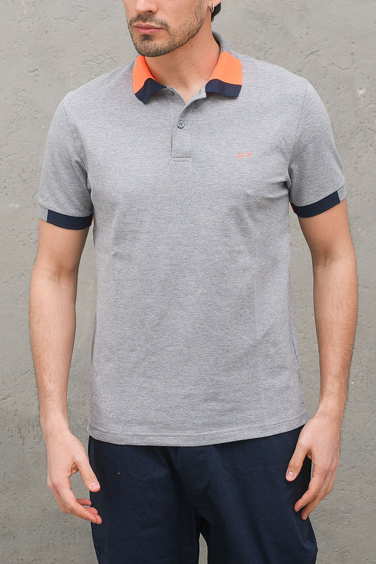 Polo Fluo Multicolor El. - Grigio Medio