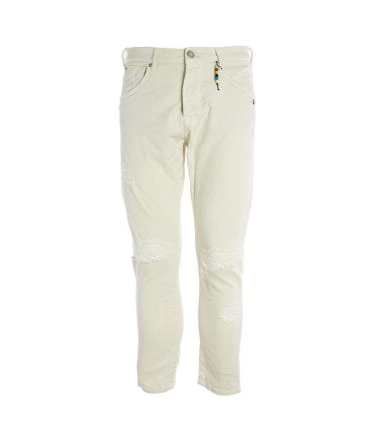 Pantalone Uomo - Panna