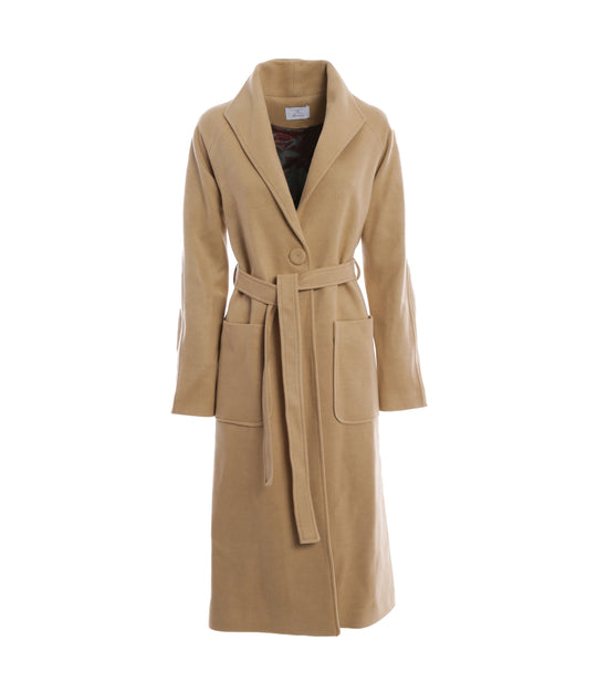 Cappotto Cintura - Cammello