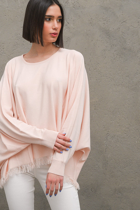 Kimono Frangette - Peach