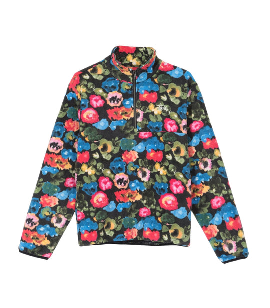 Basic Polar Fleece Mock - Floral